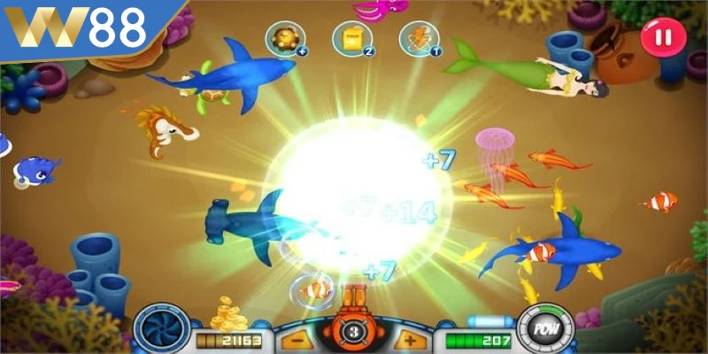 Trò săn cá ăn xu mang đến cho người chơi nhiều thách thức