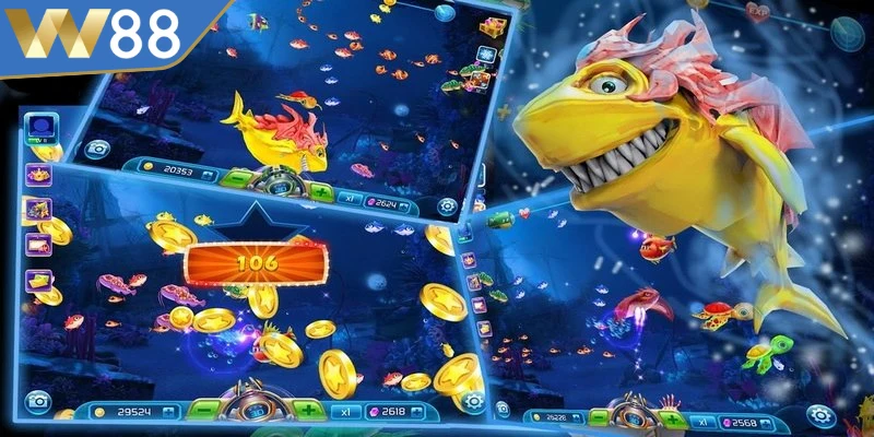 Khi bắn cá, hãy nhắm thẳng vào phần đầu để tiết kiệm đạn