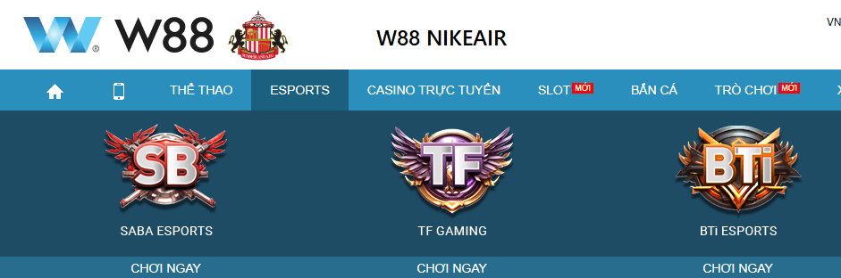 Chọn sảnh cược Esports w88 Chọn sảnh cược Esports w88
