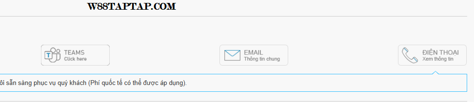 Kênh liên hệ khác của W88 Kênh liên hệ khác của W88