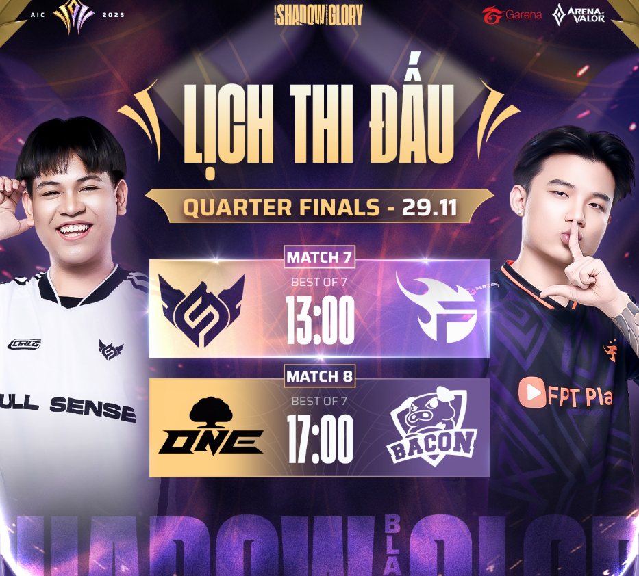 Lịch thi đấu AIC 2025