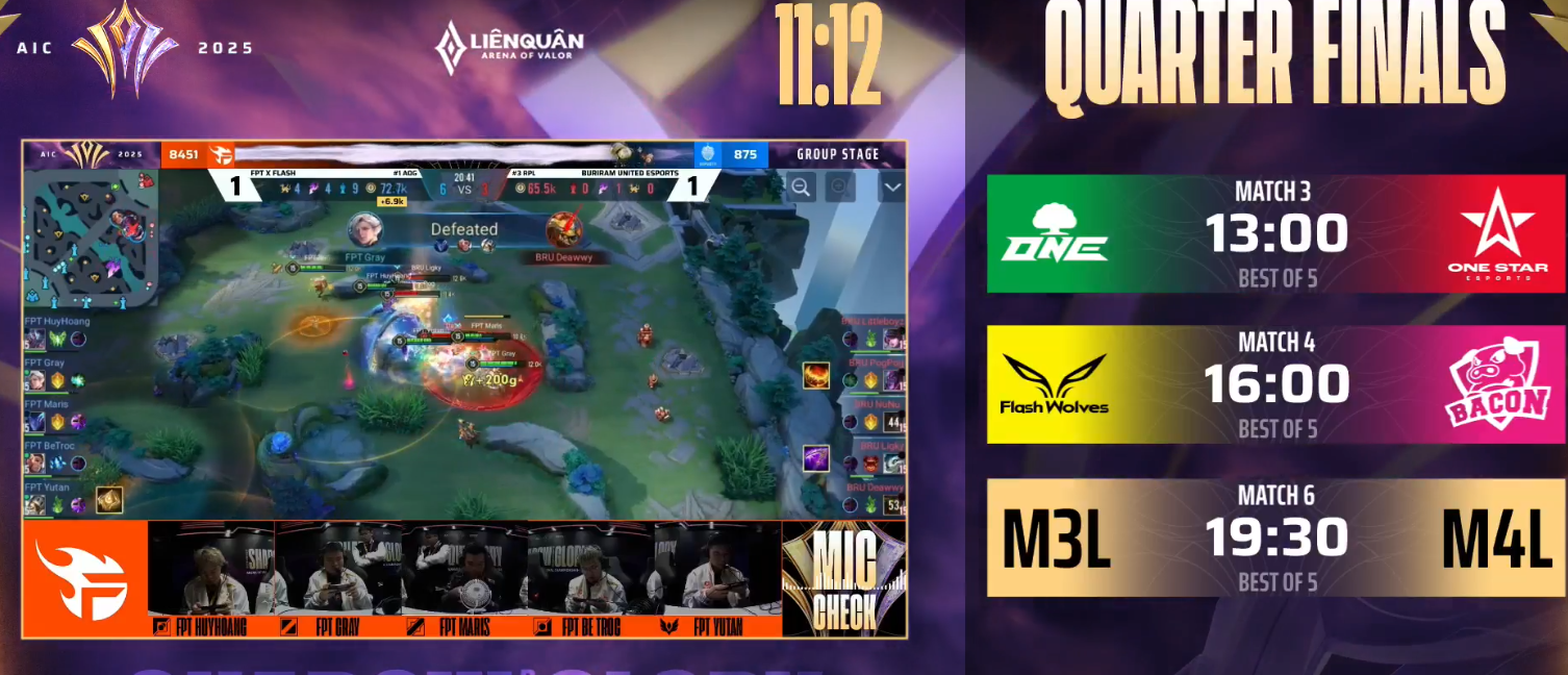 Trực tiếp aic 2025 28/11 Trực tiếp aic 2025 28/11