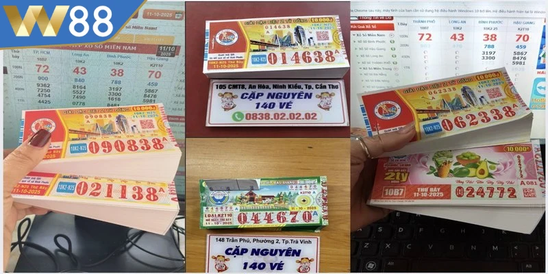 Xổ số miền Nam được phát hành ở các tỉnh phía Nam nước ta